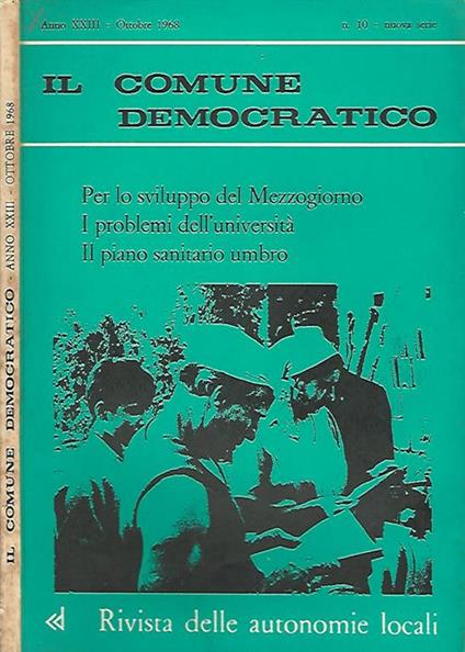 Il comune democratico. Rivista delle autonomie locali - copertina
