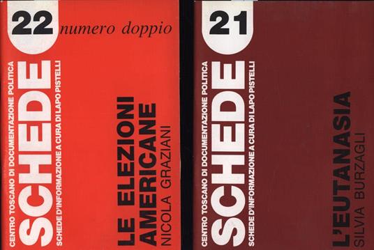 Schede Anno II n. 21 - 22 - copertina