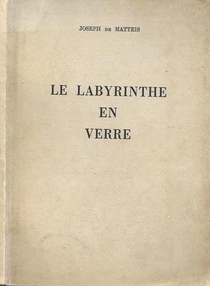 Le labyrinthe en verre - copertina