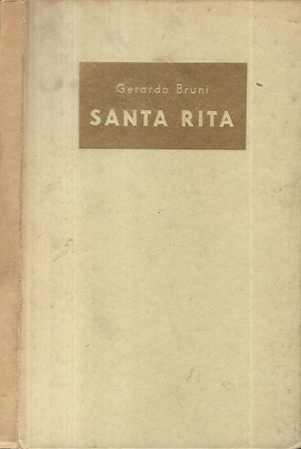 Santa Rita - Gerardo Bruni - copertina