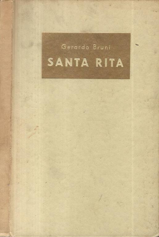 Santa Rita - Gerardo Bruni - copertina