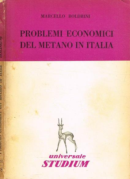 Problemi economici del metano in Italia - Marcello Boldrini - copertina