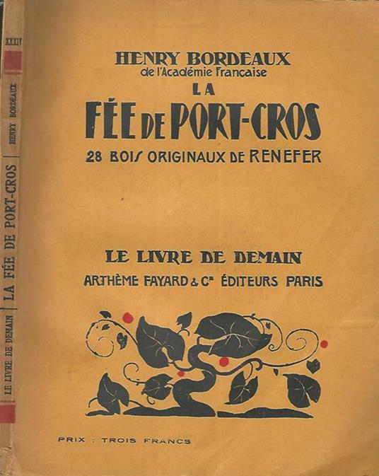 La Fée de Port-Cros ou La voie sans retour - Henry Bordeaux - copertina