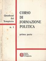 Corso di formazione politica. Prima Parte