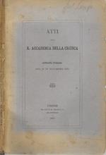 Atti della R. Accademia della Crusca. Adunanza pubblica del 22 di dicembre 1889