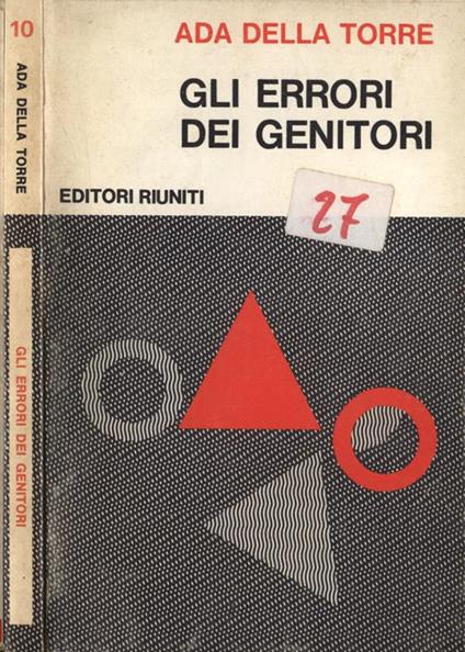 Gli errori dei genitori - Ada Della Torre - copertina