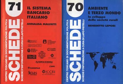 Schede Anno VII n. 70 - 71 - copertina