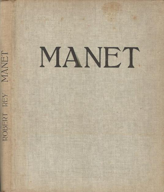 Manet - Robert Rey - copertina
