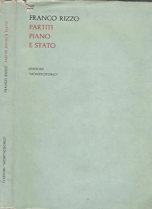 Partiti Piano e Stato - Franco Rizzo - copertina