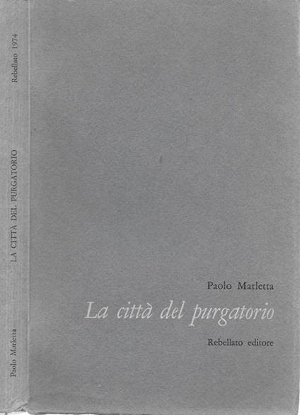 La città del purgatorio - Paolo Marletta - copertina