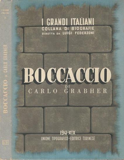 Boccaccio - Carlo Grabher - copertina