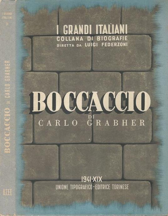 Boccaccio - Carlo Grabher - copertina