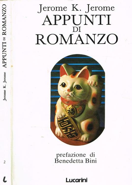 Appunti di romanzo - Jerome K. Jerome - copertina