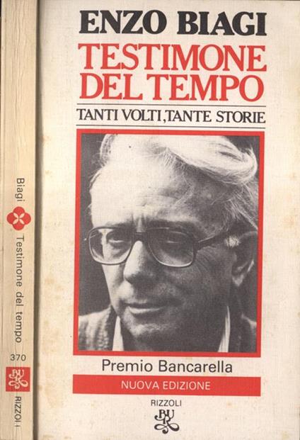 Testimone del tempo - Enzo Biagi - copertina