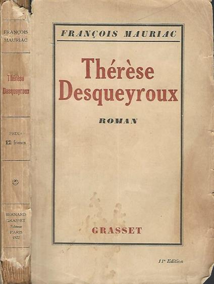 Therese Desqueyroux - François Mauriac - copertina
