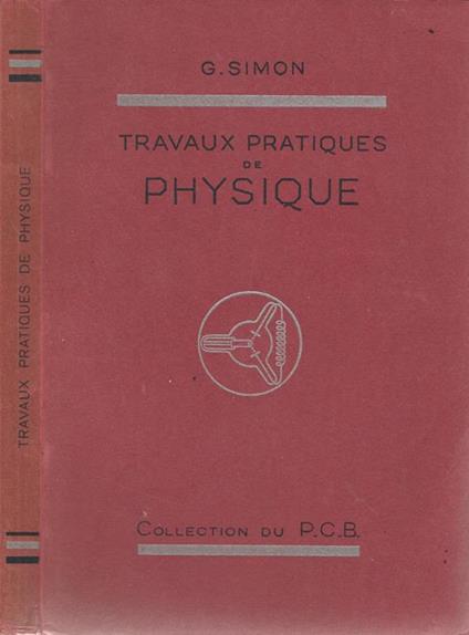 Guide pour les travaux pratiques de physique - copertina