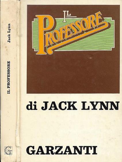 Il Professore - Jack Lynn - copertina