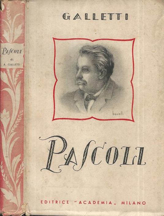 Pascoli - Alfredo Galletti - copertina
