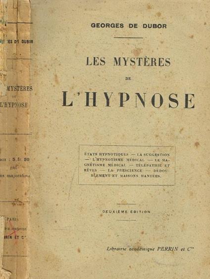 Les Mysteres de l'Hypnose - copertina