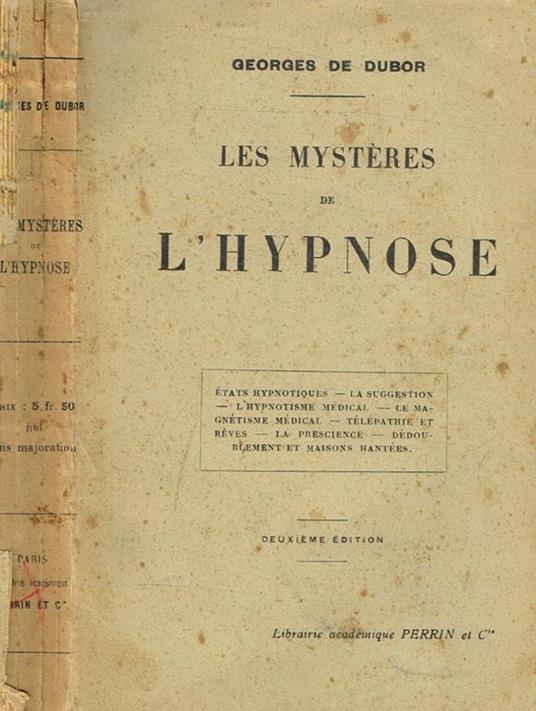 Les Mysteres de l'Hypnose - copertina