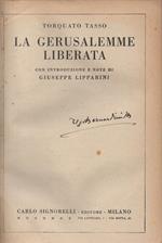 La Gerusalemme liberata. con introduzione e note di Giuseppe Lipparini