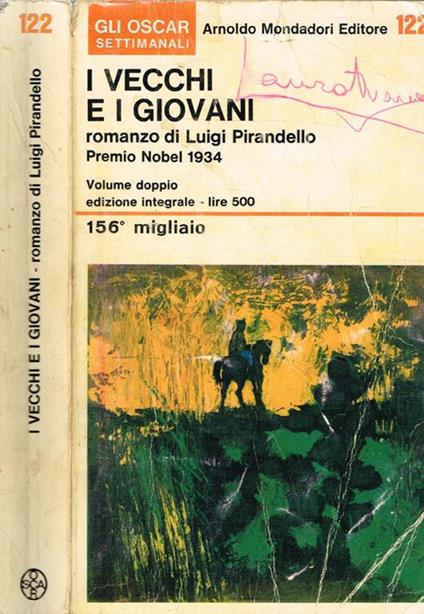 I vecchi e i giovani - Luigi Pirandello - copertina