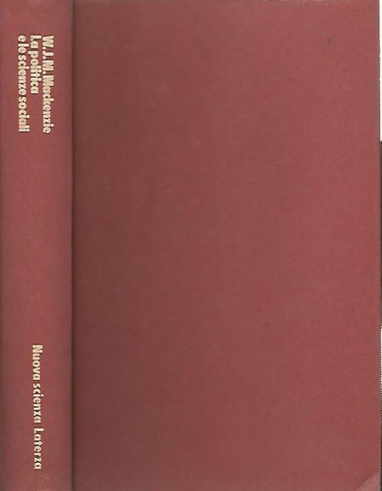 La politica e le scienze sociali - copertina