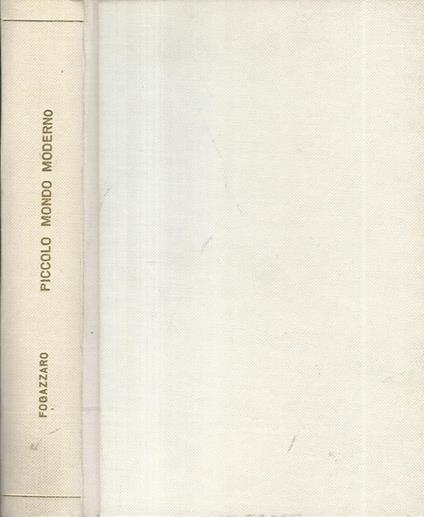 Piccolo Mondo Moderno - Antonio Fogazzaro - copertina