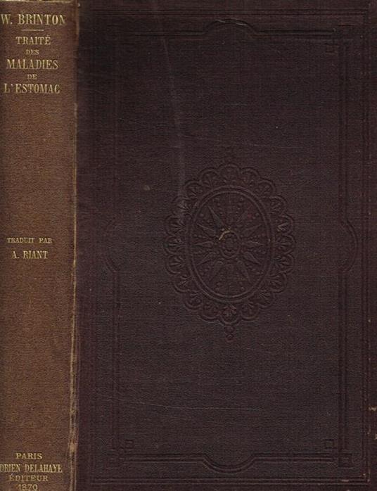 Traitè des maladies de l'estomac - copertina