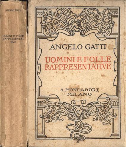 Uomini e folle rappresentative - Angelo Gatti - copertina