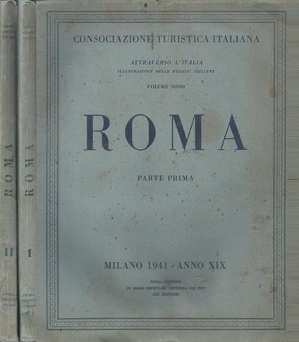 Roma. Parte Prima - Parte Seconda - copertina