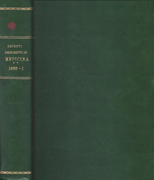 Recenti progressi in medicina 1968 - copertina