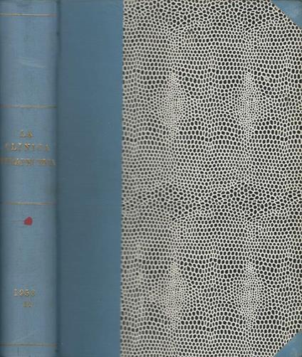 La Clinica Terapeutica 1953 - copertina