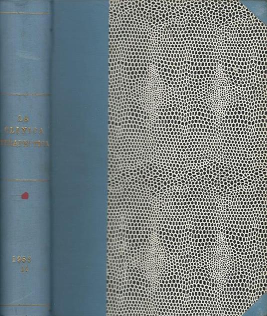 La Clinica Terapeutica 1953 - copertina