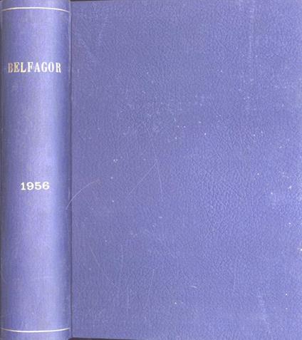Belfagor Anno 1956. Rassegna di varia umanità - copertina