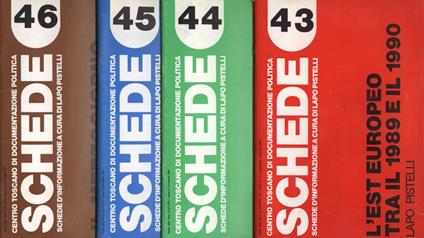 Schede Anno V n. 43 - 44 - 45 - 46 - 47 - 48 - 49 - 50 - 51 - 52 - 53 - copertina