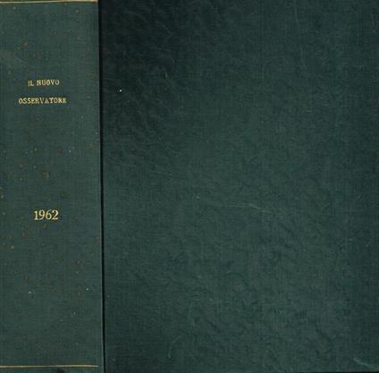 Il nuovo osservatore. Politico economico sociale anno III - Giulio Pastore - copertina