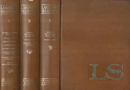 Larousse Sélection. Trois volumes en couleurs - copertina
