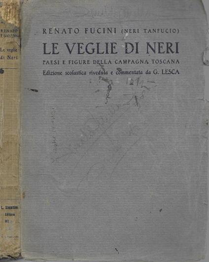 Le veglie di Neri. Paesi e figure della campagna toscana - Renato Fucini - copertina