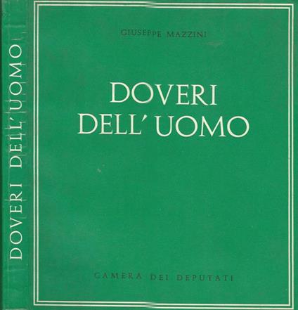 Doveri dell'uomo - Giuseppe Mazzini - copertina