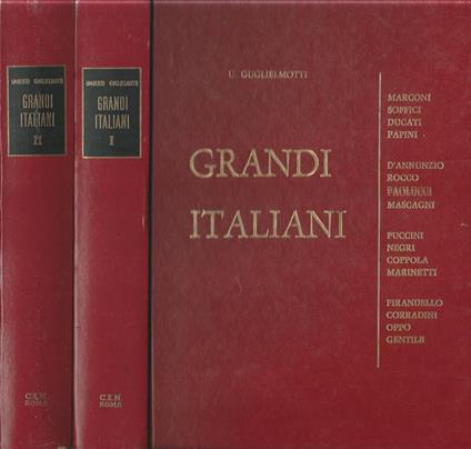 Grandi Italiani - Umberto Guglielmotti - copertina