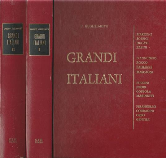 Grandi Italiani - Umberto Guglielmotti - copertina