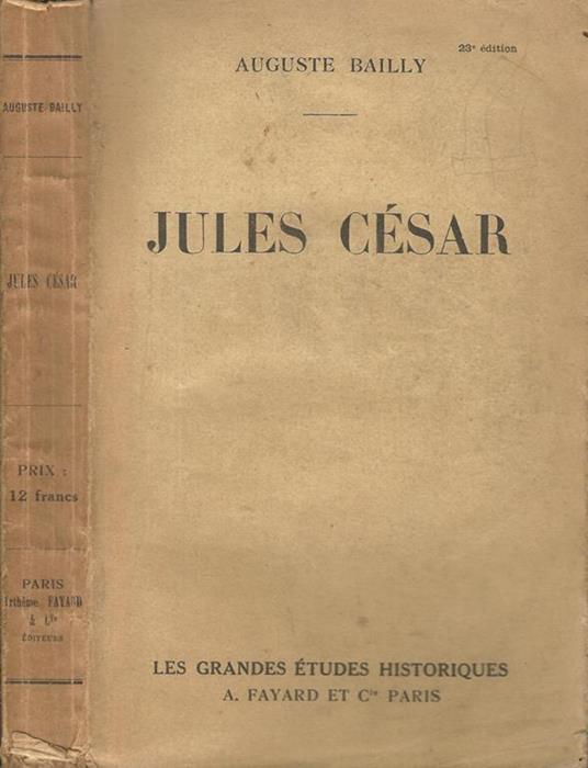 Jules César - Auguste Bailly - copertina