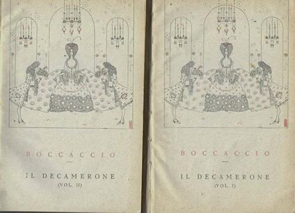 Il Decamerone - Giovanni Boccaccio - copertina