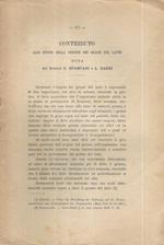 Contributo allo studio della origine dei grassi del latte