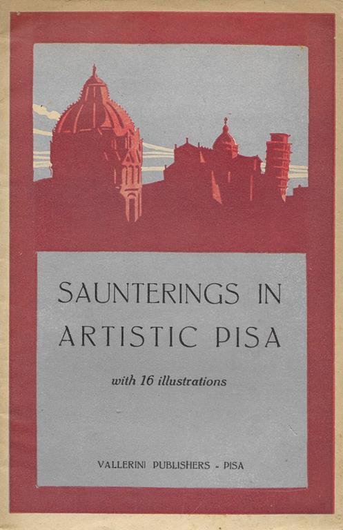Saunterings in artistic Pisa - copertina