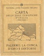 Carta delle zone turistiche d'Italia scala 1:50.000. Palermo, La Conca d'Oro e dintorni