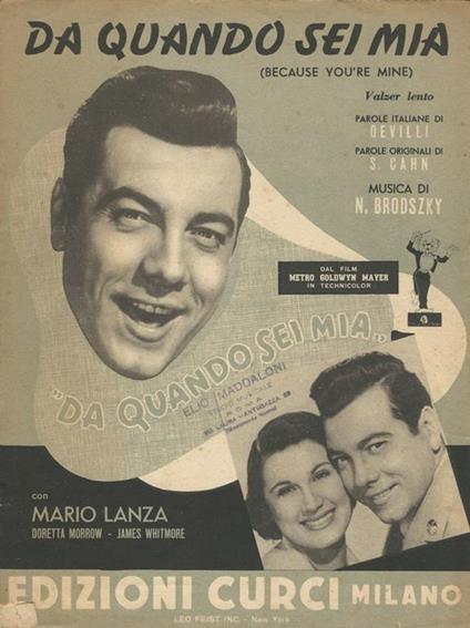 Da quando sei mia - copertina