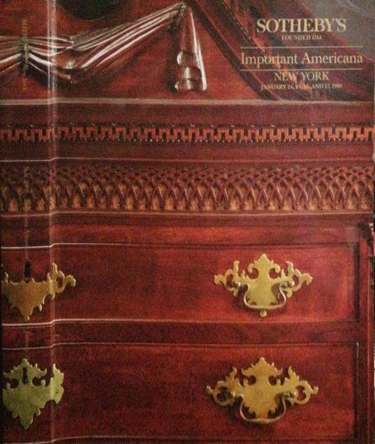 Important Americana. New York January 24,25,26 and 27, 1990 - copertina