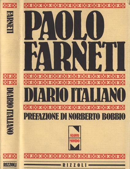 Diario italiano - Paolo Farneti - copertina